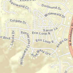 5598 N Academy Blvd, Colorado Springs, CO Street Map