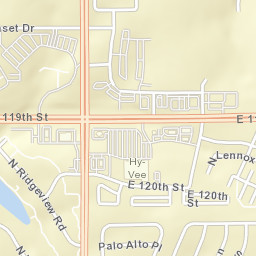 1469-1649 W 119th St, Olathe, KS 66061 Street Map