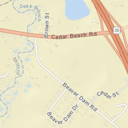 Brown Street Delaware Street Map