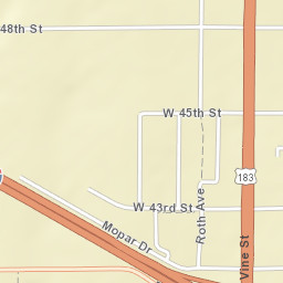 Interstate 70, Hays, KS 67601 Street Map