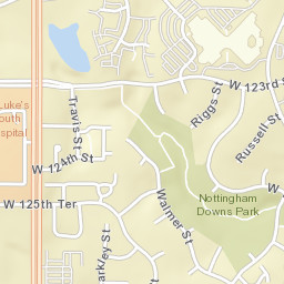 12367-12447 Walmer, Overland Park, KS Street Map