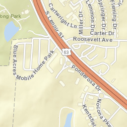 4023-4317 Ponderosa Street, Columbia, MO Street Map