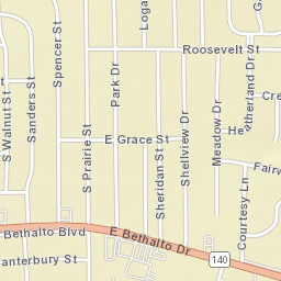 312 West Bethalto Drive, Bethalto, IL Street Map