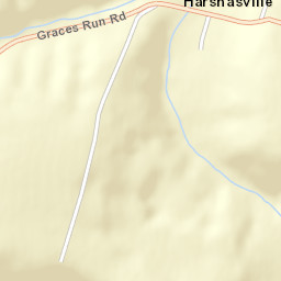 Harshasville Ohio Street Map