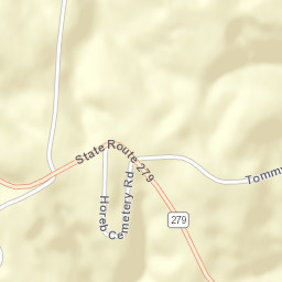 Horeb Ohio Street Map