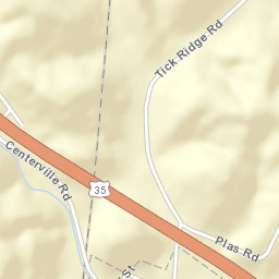 Thurman Ohio Street Map