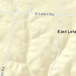 East Letart Ohio Street Map