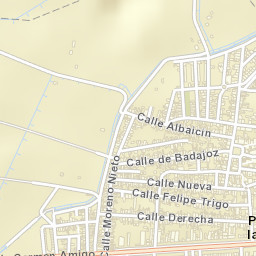 Puebla de la Calzada Street Map