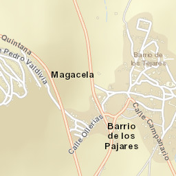 Magacela Street Map