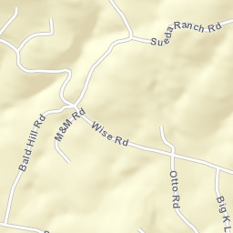 Ophir California Street Map