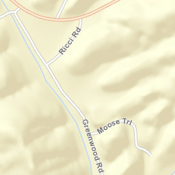 Greenwood California Street Map