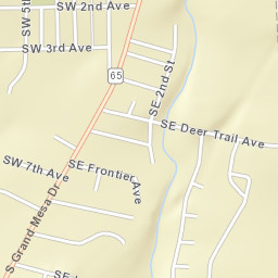 160 SE Independence Ave Cedaredge Street Map