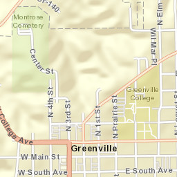 101 West Main Street, Greenville, IL 62246 Street Map