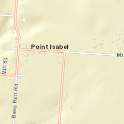 Point Isabel Ohio Street Map