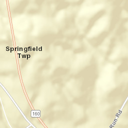 Evergreen Ohio Street Map