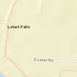 Letart Falls Ohio Street Map