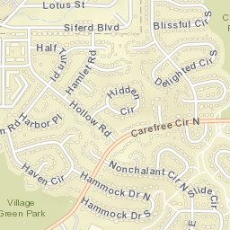 4460 Blissful Circle South, Colorado Springs Street Map