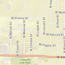 801-849 West Spruce Street, Olathe, KS Street Map