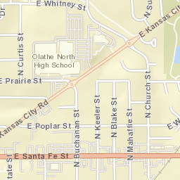 304-308 N Keeler St, Olathe, KS 66061 Street Map