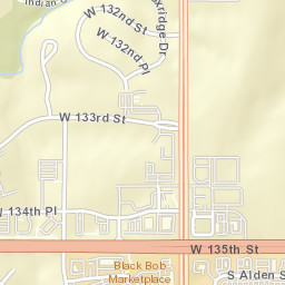 West 134th Place, Olathe, KS 66062, USA Street Map
