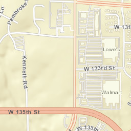 2401 West 131st Street, Leawood, KS Street Map
