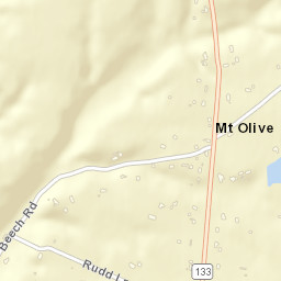 Mount Olive Ohio Street Map