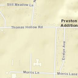 Preston Addition Ohio Street Map