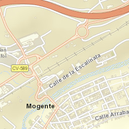 Mogente Street Map