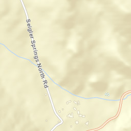 Seigler Springs California Street Map