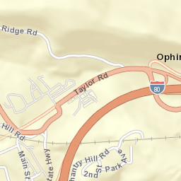 Newcastle California Street Map