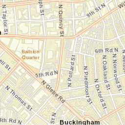 Arlington, Virginia Street Map