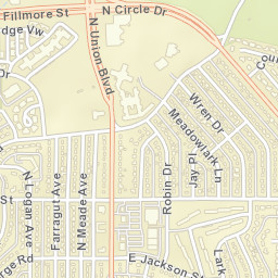 2448-2498 N Union Blvd, Colorado Springs Street Map