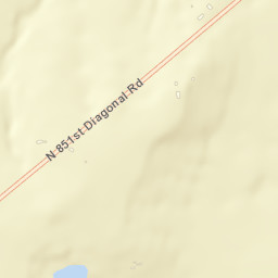 261 N 851st Diagonal Rd Overbrook Street Map
