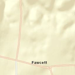 Fawcett Ohio Street Map