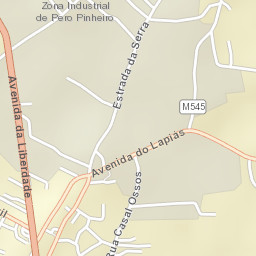 Pero Pinheiro Street Map
