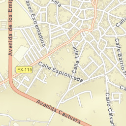 Campanario Street Map