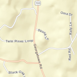 Meadow Brook California Street Map