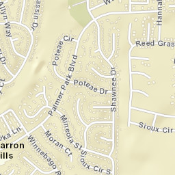 Cimarron Hills Street Map