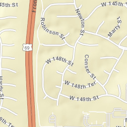 14734-14798 Conser Street, Overland Park Street Map