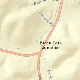 Blackfork Junction Ohio Street Map