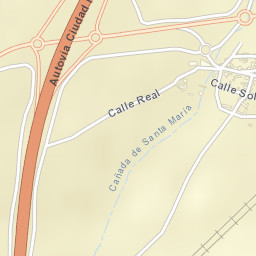 Cañada de Calatrava Street Map