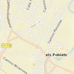 els Poblets Street Map