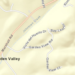 Garden Valley California Street Map