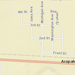 Arapahoe Colorado Street Map