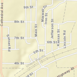 901-999 Cathedral Avenue, Victoria, KS Street Map