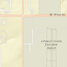 5 West 151st Street, Johnson County Executive Airport Street Map