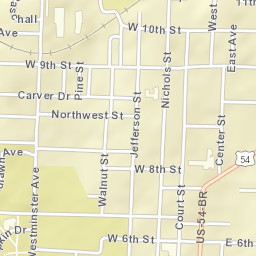 400-498 West 7th Street, Fulton, MO Street Map