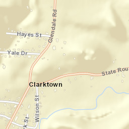 Clarktown Ohio Street Map