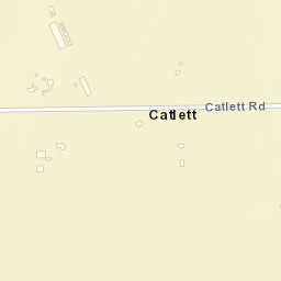 Catlett California Street Map