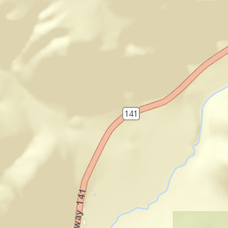 13776-15998 Highway 141, Whitewater, CO Street Map